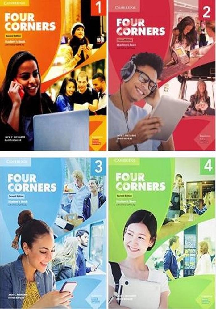 مجموعه 4 جلدی کتاب انگلیسی Four Corners